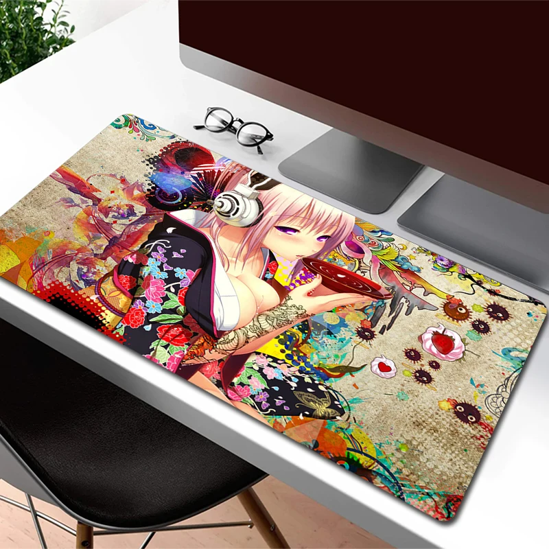 

Computer Mouse Mat Game Rubber Mousepad Fantasy Art Sexy Big Boobs Mouse Pad Gamer Keyboard Mat Anime Non-Slip Gaming Desk Mats