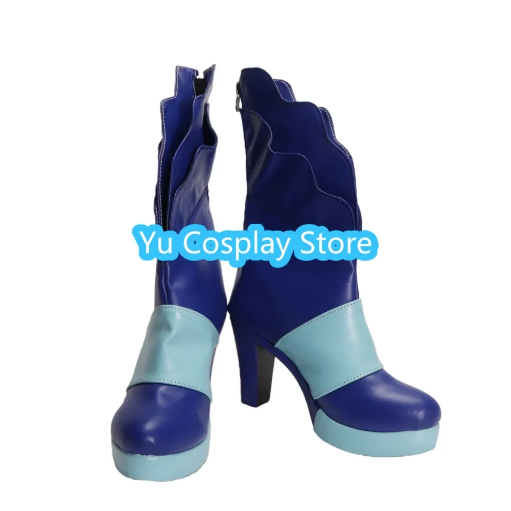 Yu Cosplay Store Cure Aqua Cosplay Shoes Anime Cosplay Shoes Boots Halloween Costumes Props