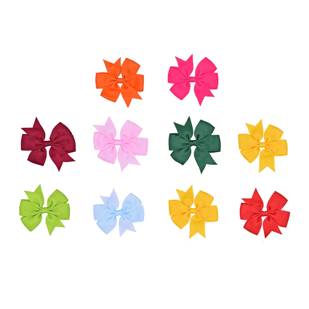 

10pcs Pet Hair Bow Clip Cute Dog Ribbon Assorted Pattern Decorative Puppy Bows Fashion Pet Accessories Dog Supplies