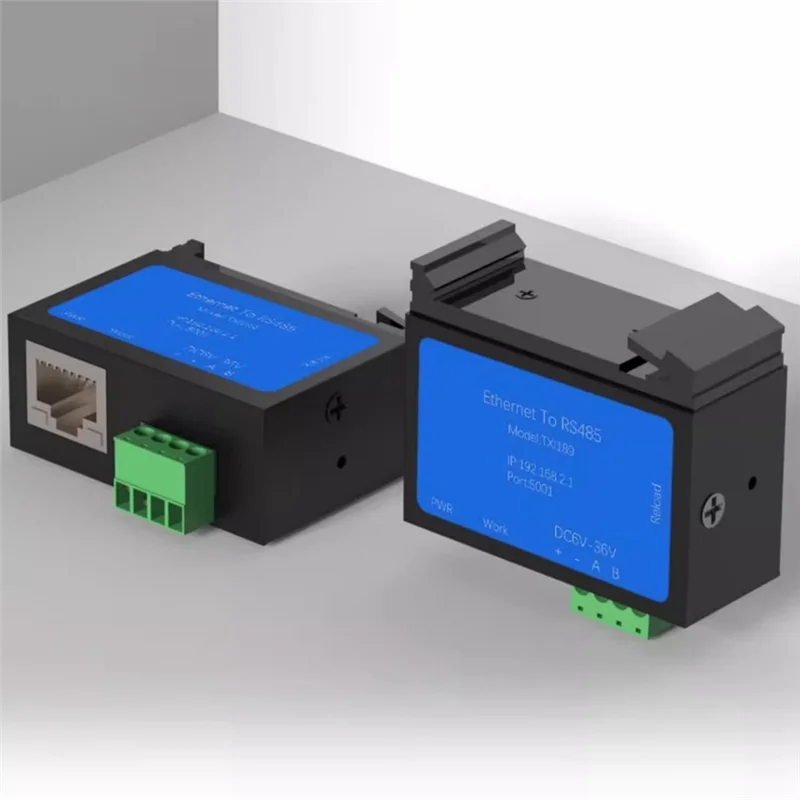 AA60-RS485-이더넷 직렬 포트 서버 Modbus TCP/IP 600Bps-921600Bps 산업용 Iot 통신 서버