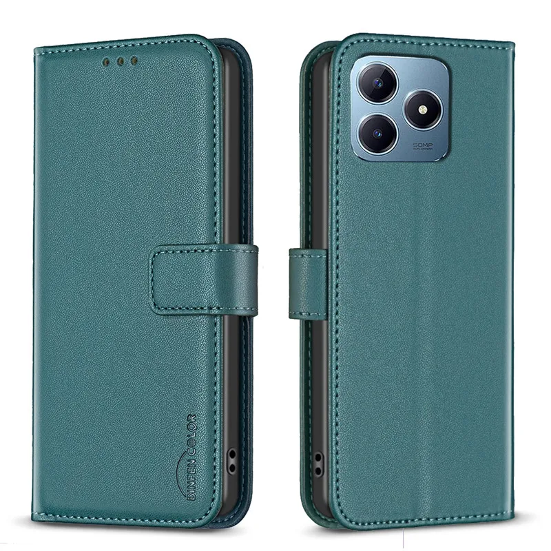 Wallet Magnetic Flip With Card Slot Leather Case For Realme 12 Lite 4G 12X Realme12 Pro Plus P1 Pro 5G Skin Friendly Cover Cases