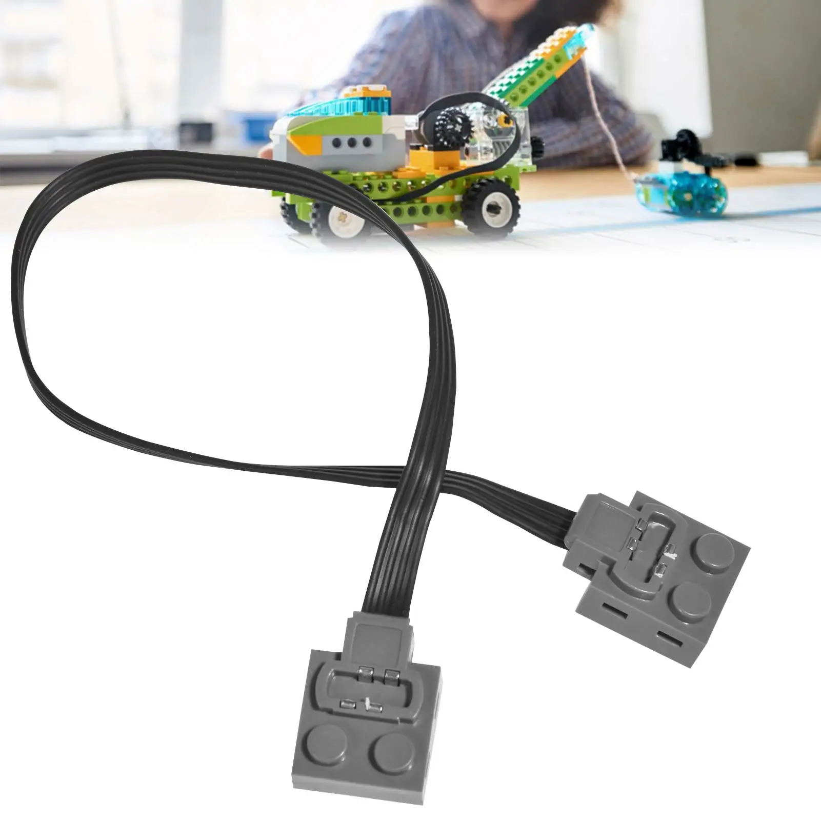 Technology Series Accessories Compatible with for LEGOs Bricks 8870 Lights  Switch 8869 Extension Cord Data Cable