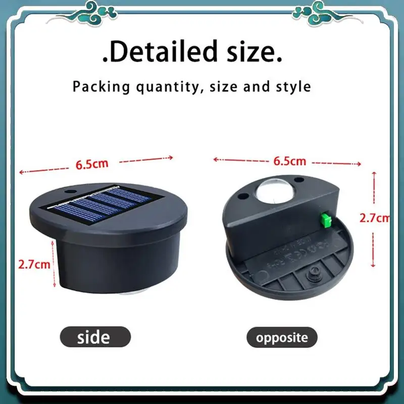Paquete confiable de 4 luces solares para piscina sobre el suelo, luz lateral impermeable para piscina, para alrededor de piscina, cascada, escalera, valla, dec