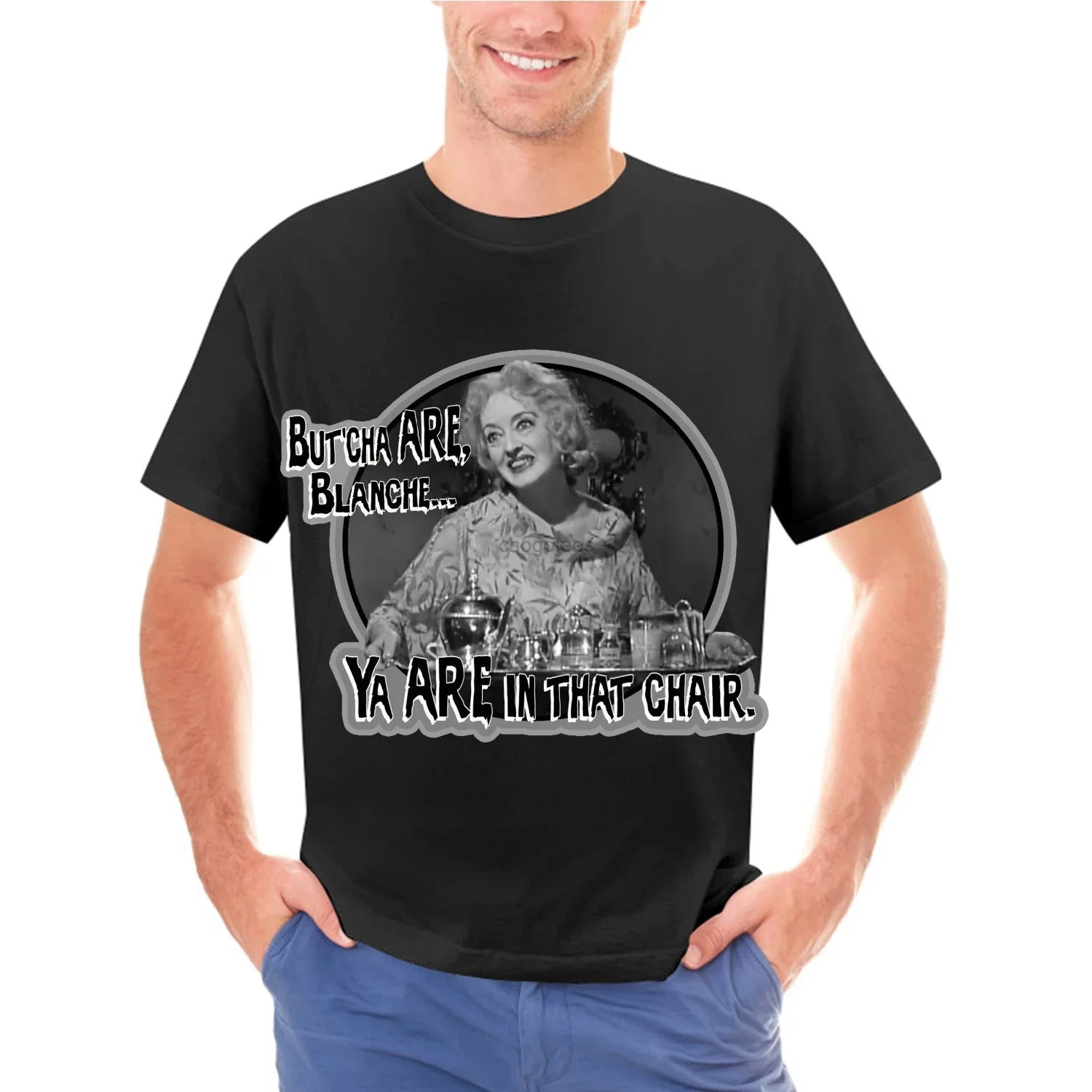 60s Horror Classic What Ever Happened To Baby Jane Butcha Are Blanche Tee Mens Tshirt Shirt Top Clothing