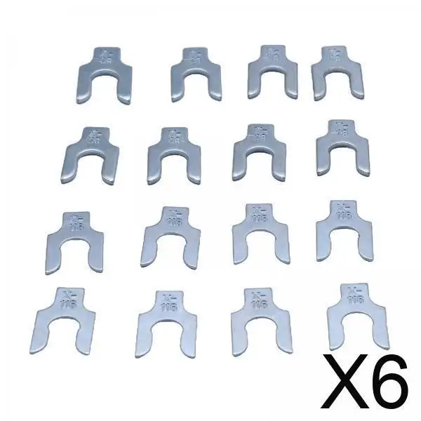 

Silver Alignment Shim Kit Metal Suspension Replacement Shims Easy Installation Upper Control Arm Car Parts for 55-57 Biscayne