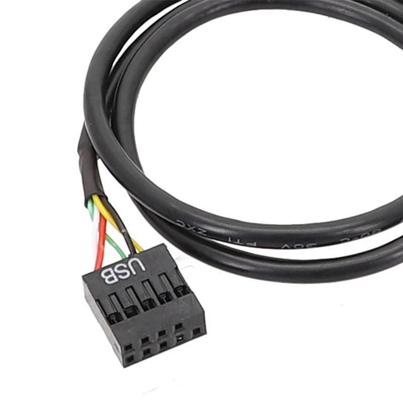 新しい-2 個 USB 9Pin から USB タイプ C ケーブルコンピュータのマザーボードから USBC セカンダリスクリーン PC 液晶画面 9Pin USB ケーブルアダプタ