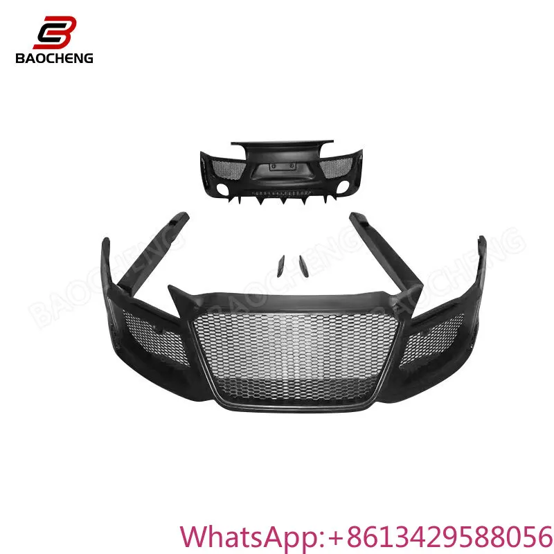 

For Audi R8 V8 V10 2008-2015 Model Glass Fiber Front Bumper Rear Bumper Side Skirts FRP Body Kit