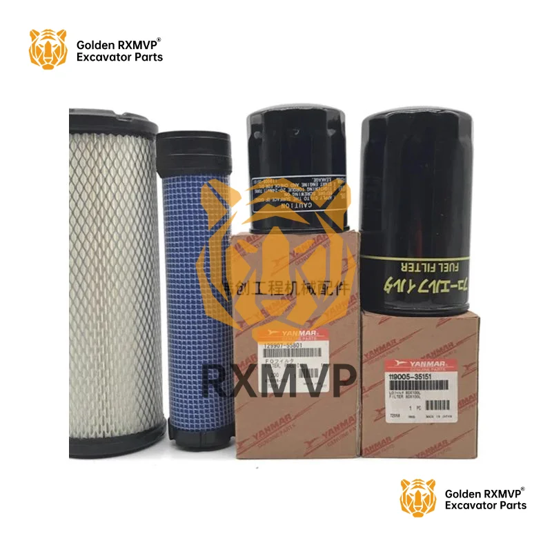 For XCMG xe55 60d 65ca machine diesel filter air filter Yanmar engine oil grid diesel grid filter excavator accessories