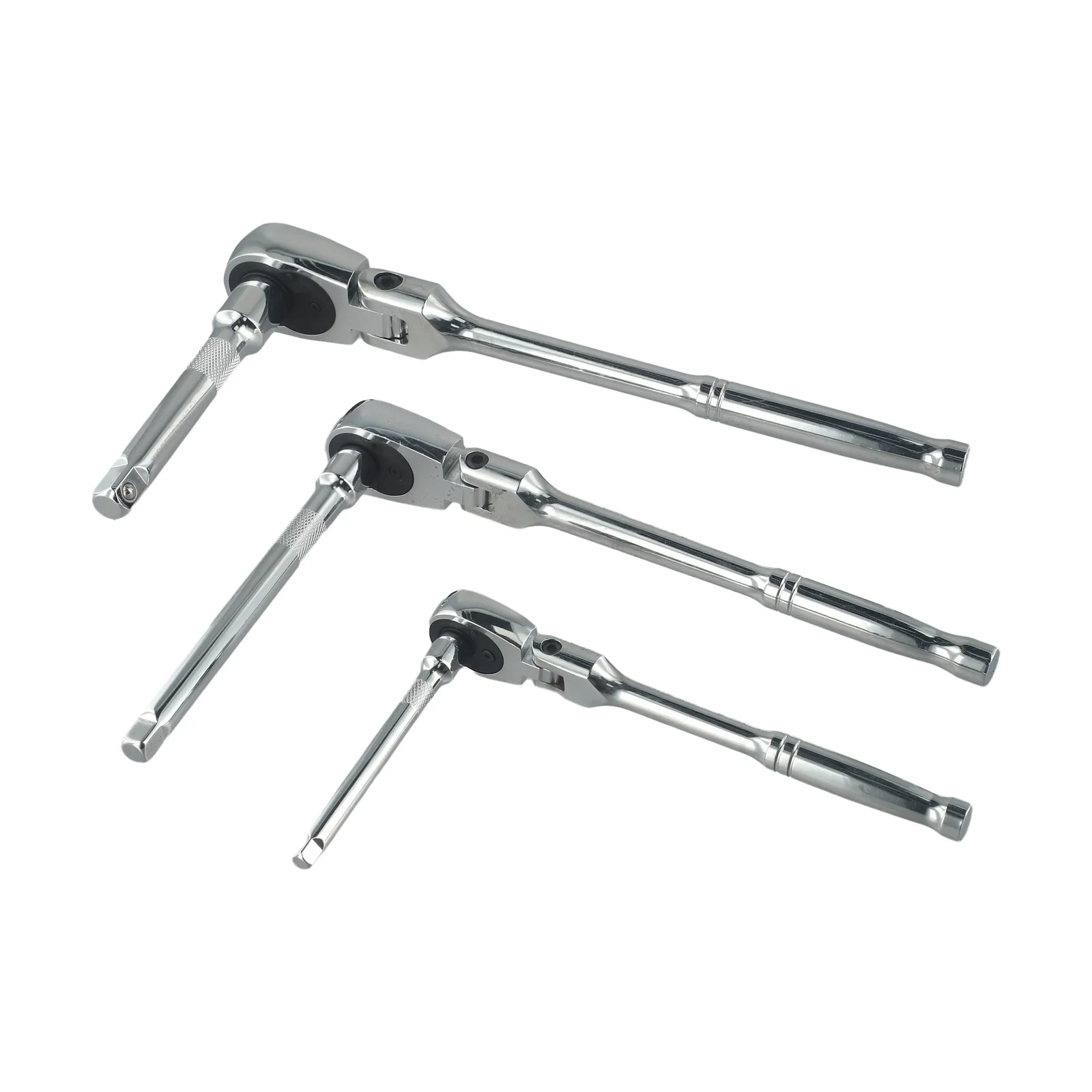 180 Degree Flex Head 72 Tooth Ratchet For Hard-to-Reach Areas 5-Degree Swing Arc Dual Directions Ratchet Ergonomic Handle