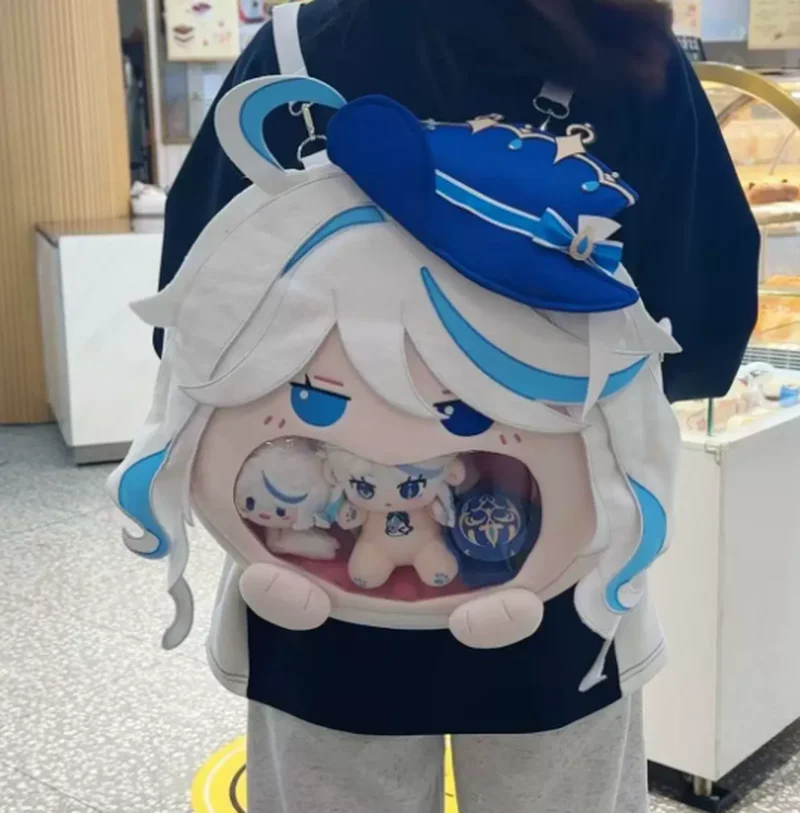 

Honkai: Star Rail Firefly Big Mouth Design Transparent Display Backpack 40cm Kawaii Double Shoulder Convertible Bag Fans Gifts