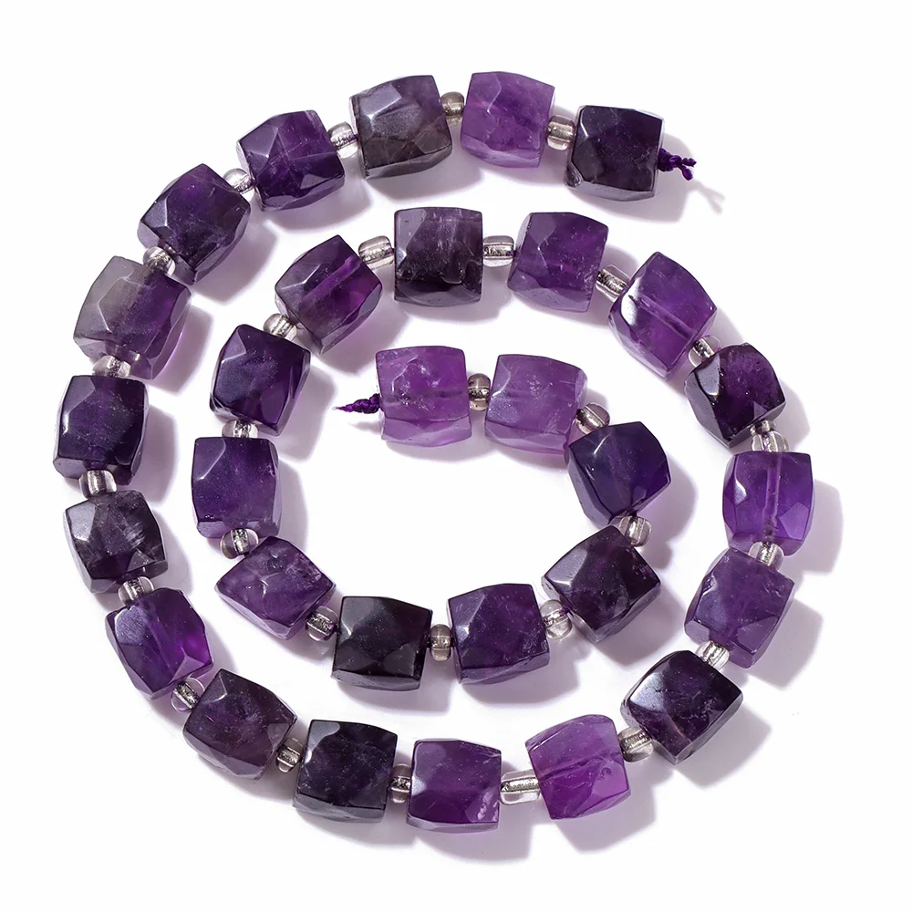 Natural Amethyst Stone Beads Purple Quartz Crystal Irregular Gem Beads For Jewelry Making Earrings Bracelet Necklace Accessories