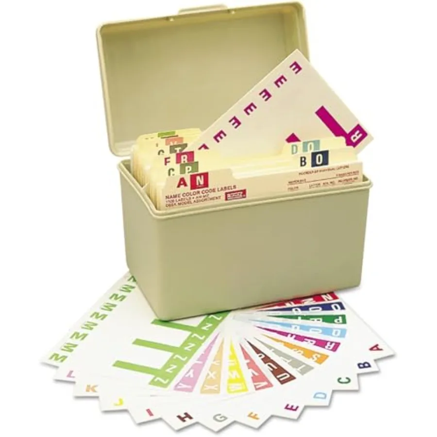 

AlphaZ NCC Color-Coded Label, , Label Sheets in Reusable Box, Assorted Colors 67150