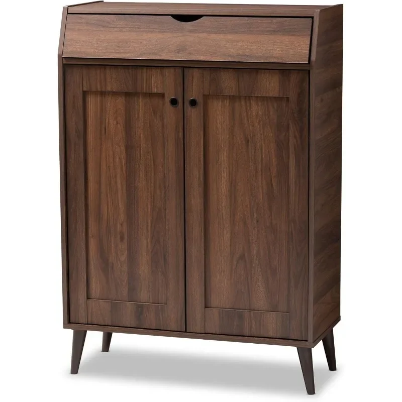 

Shoe Cabinets, One Size, Walnut 13.3"D x 30.6"W x 43.8"H Engineer Wood