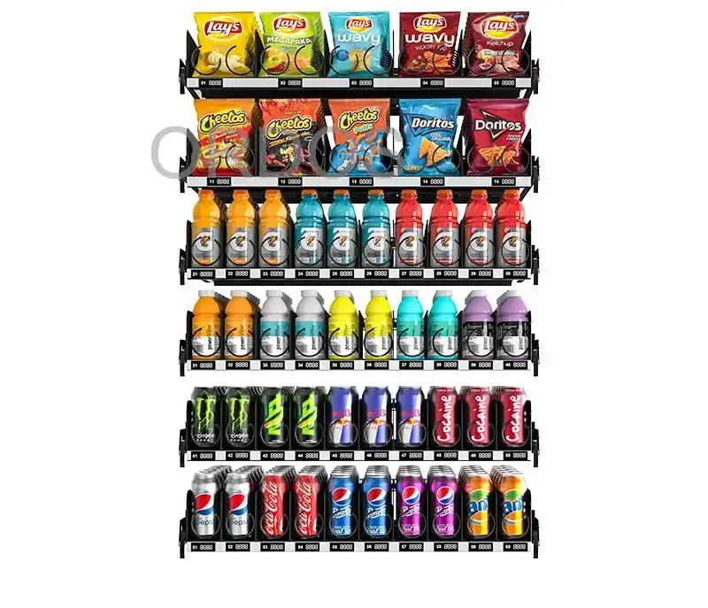 Customized Drink Snack Vending Combo Vending Machine