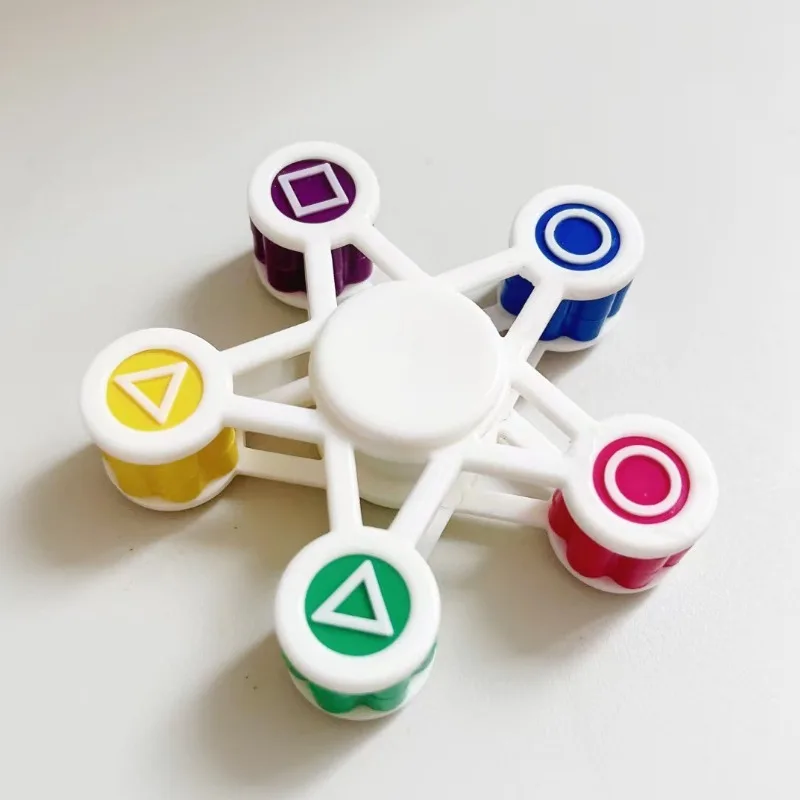 Tintenfisch Spiel Fidget Spinner Roller Kreisel Spitze Gyro EDC Stress Reduzieren Spielzeug Lindern Entlasten Angst Anti-Stress Kinder