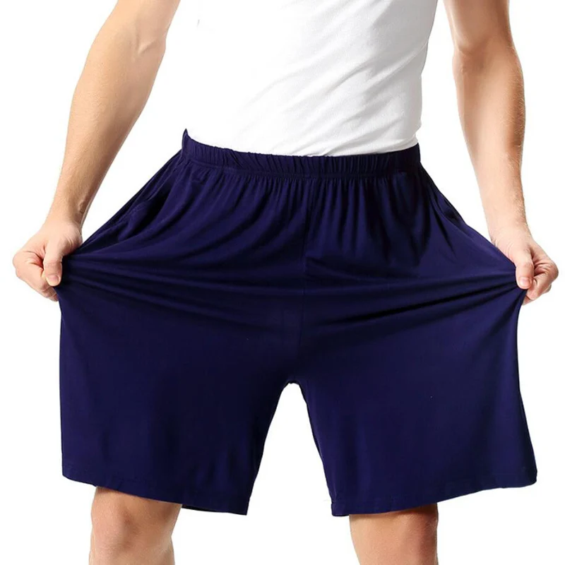 Size 11XL 170KG Men Summer Sports Shorts Big Size Cotton Shorts Navy Blue Black WorkOut Oversized High Elasticity Loose Homewear