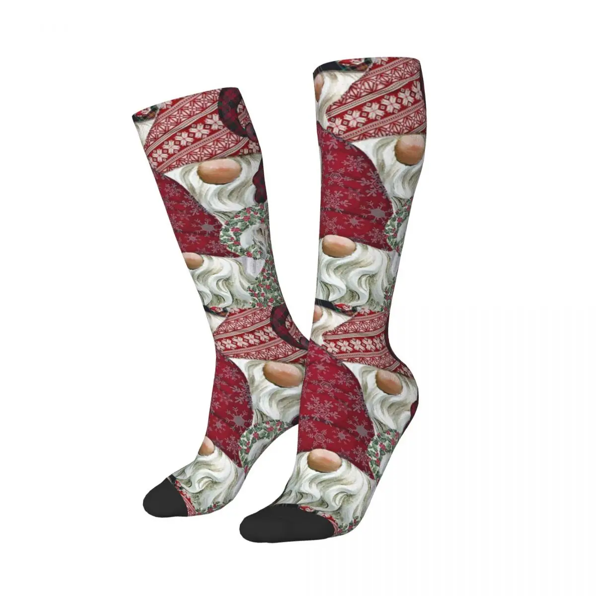 Gnome, Gnomes ,Christmas Gnome, Christmas, Socks Harajuku Stockings All Season Long Socks Accessories for Unisex Christmas Gifts