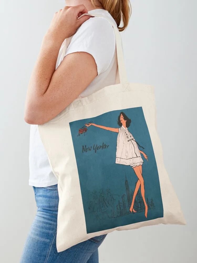 حقيبة حمل نيويوركر، حقائب حمل جمالية صديقة للبيئة، حقيبة تسوق بعجلات صديقة للبيئة قابلة للطي #1