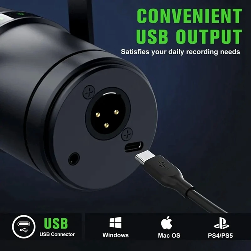 Microfono dinamico professionale per podcast broadcast e microfono da studio di registrazione per musica e discorsi SM7B