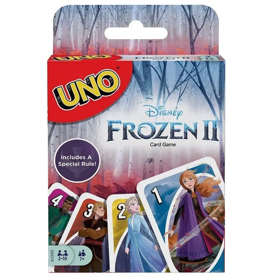 UNO Board Game Cards, Frozen Cards, Family Gatherings, Travel Games, Props and Children's Gifts, Players, Parties, Festivals