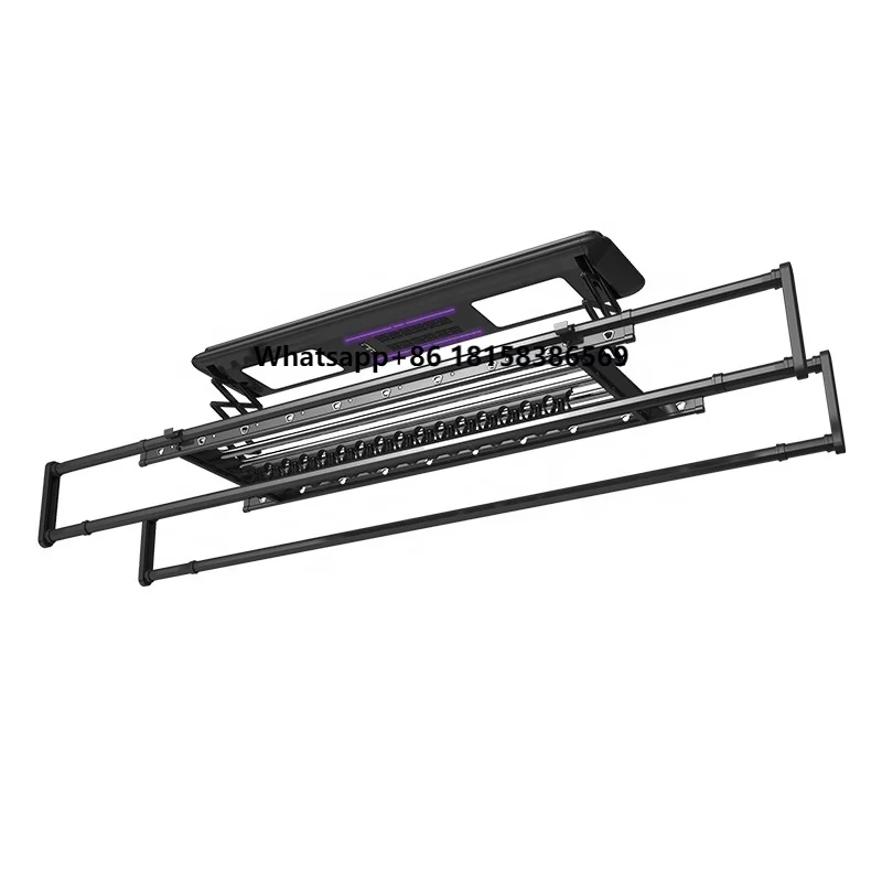 

Electric Ceiling Clothes Dryer Carton Clothes Racks Aluminum Board Material Smart Automatic Led-lighting Folding 5 Years 1 Pcs