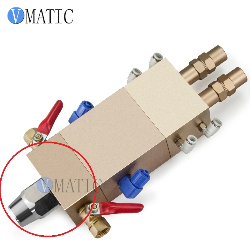 

Big Flow Pneumatic AB Liquid Glue Adhesive Dispensing Suck Back Double Cylinder Valve Accessory Valve Heads Part Only