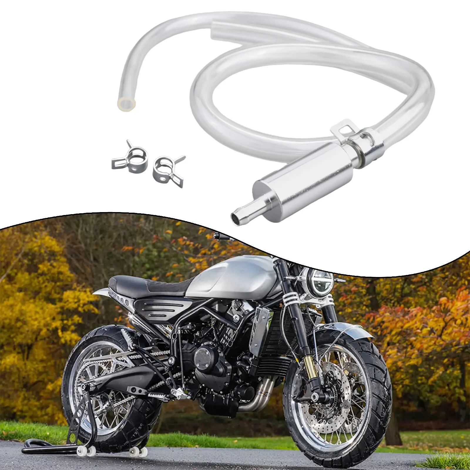 

Motorcycle Car Brake Bleeder Clutch Bleed Bleeding Tool Way Valve &Tube Kit Motorcycle Fuel Pipe Auto Accessories