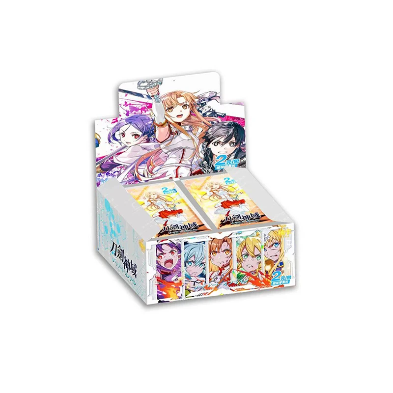 

New Sword Art Online Anime Collection Card Booster Pack Blind Box Trading Cards for Anime Fans