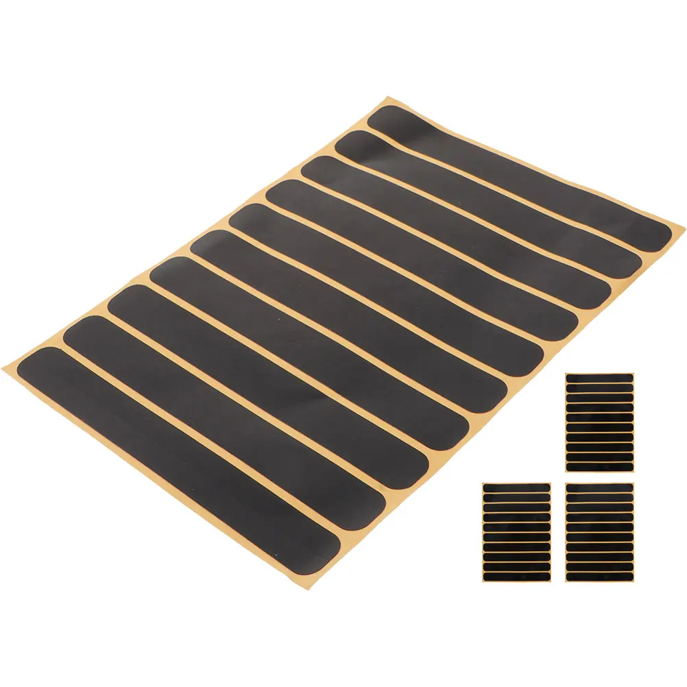 

4pcs Black Reflective Night Visibility Bike Decals Motorcycle Durability Easy Installation Ebike Stickers Reflective Car