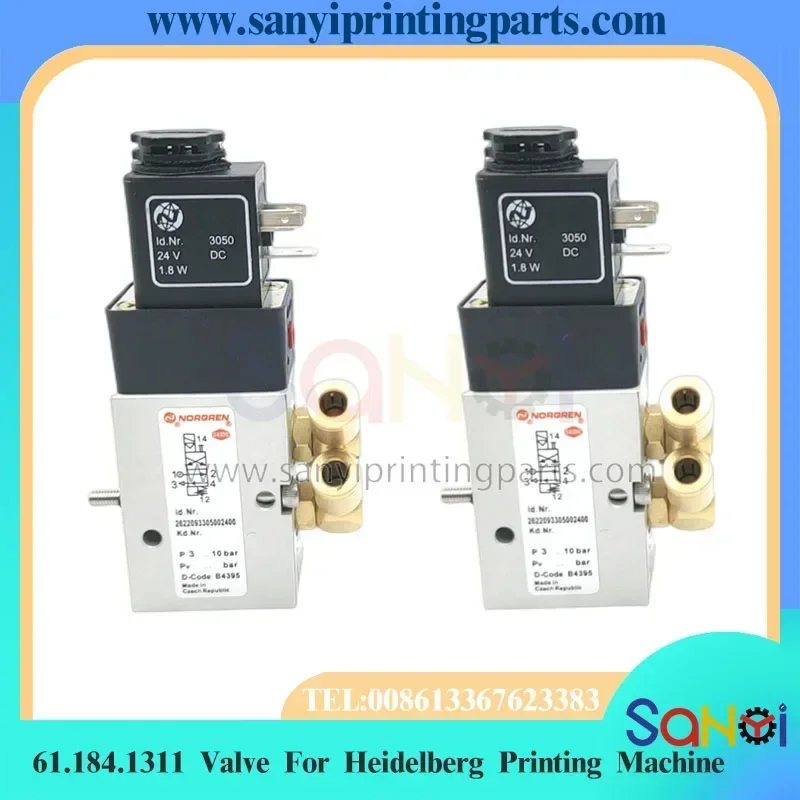 

Клапан Heidelberg 61.184.1311 4/2-ходовой для деталей печатной машины SM52 SM74 SM102