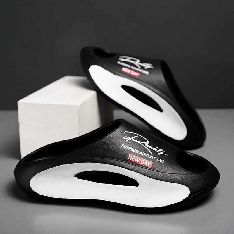 

Men's and Women's Slippers Fashion Non-slip Couple Slippers EVA 2 Color 36-45