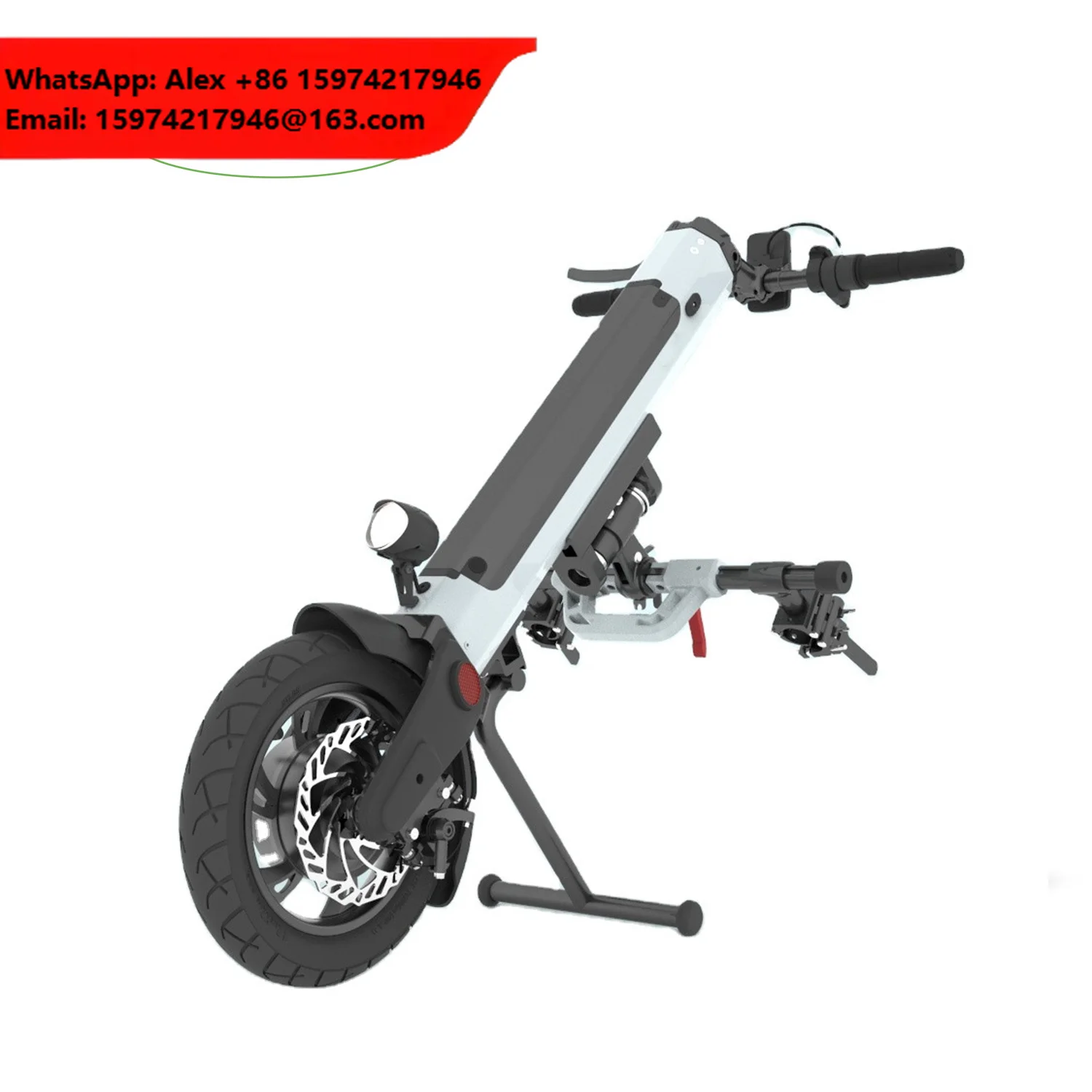 Disabled Handbike Conversion Kits Handcycle For Wheelchair Attachable Electric Wheelchair Handcycle