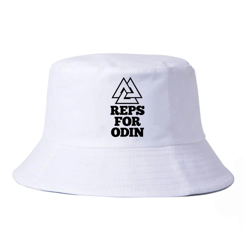 

Odin Vikings bucket hat Men Reps For Odin fisherman hat Mens Summer Cotton Funny Print Hip Hop women sombrero mujer panama
