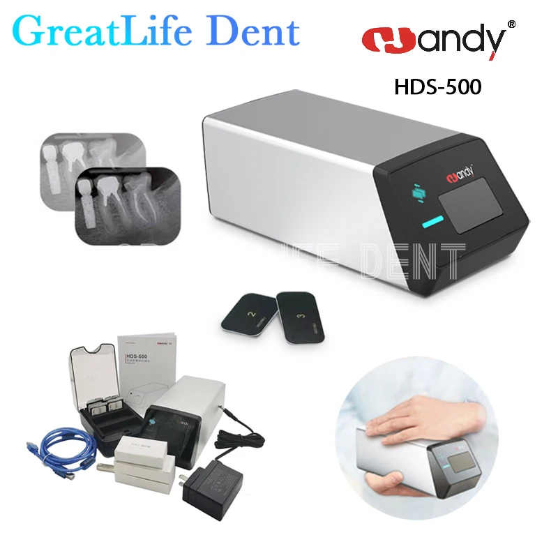 

GreatLife Dent Digital Imaging Plate Scanner Handy HDS-500 X-ray Film Scanner Intraoral Scanner Digital Imaging Plate Scanner