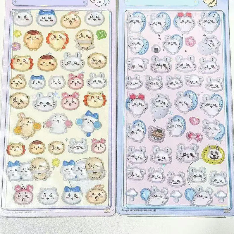 

3D Crystal Stickers Chikawa Usagi Phone Case Decoration Nail DIY Decorative Stickers for Girl Notebook Laptop Waterproof Toy