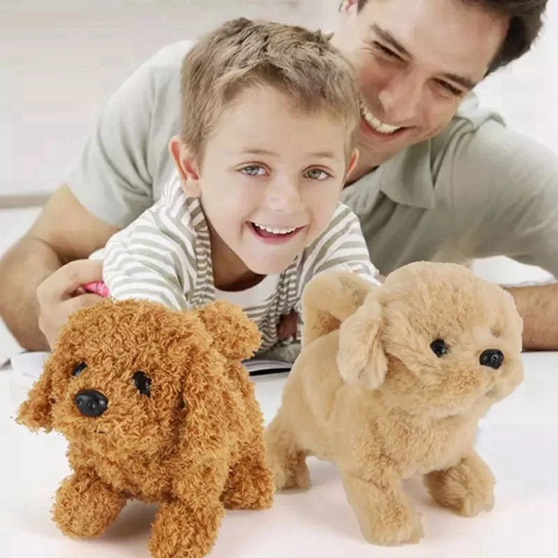 Baby Toy Dog That Walks Barks Tail Wagging Plush Interactive Electronic Pets Puppy Toys For Girls Boys Birthday