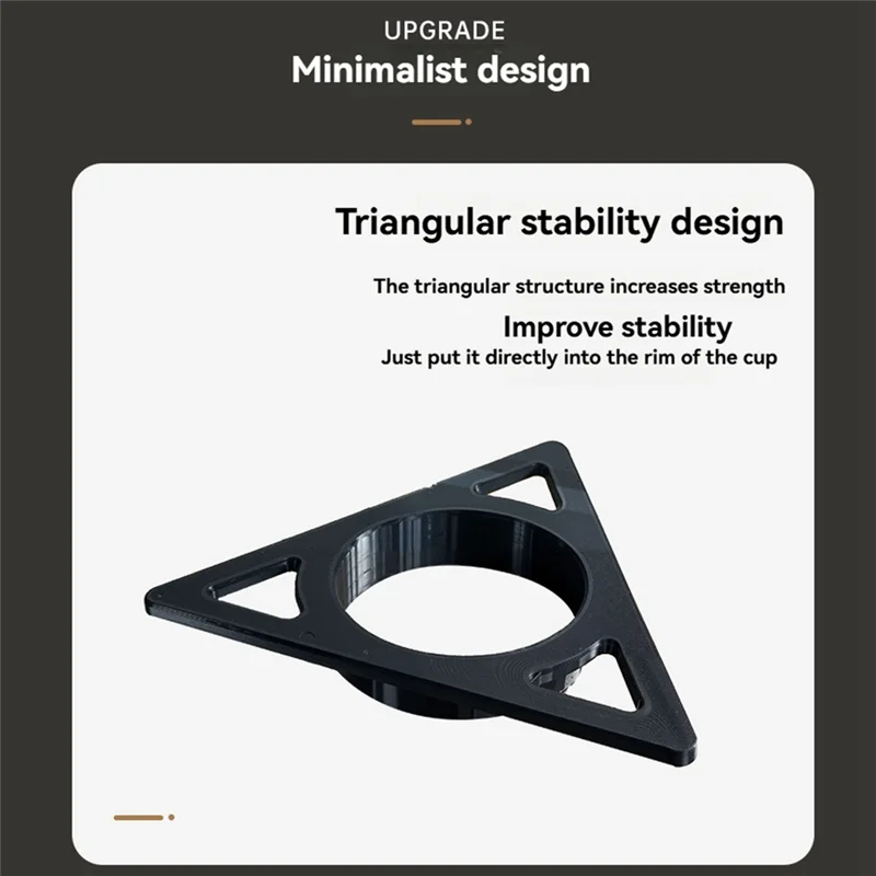 A83X-커피 드리퍼 필터 홀더 균일하게 드립 필터 Outin Nano 휴대용 에스프레소 커피 머신 용 게으른 핸드 필터 컵