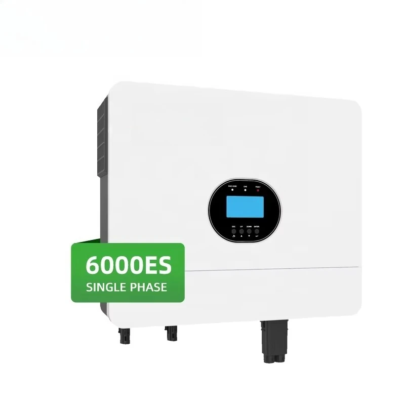 6KW Off‑Grid Solar Power Inverter, Dual MPPT Solar Inverter Support Lithium Battery Energy Storage