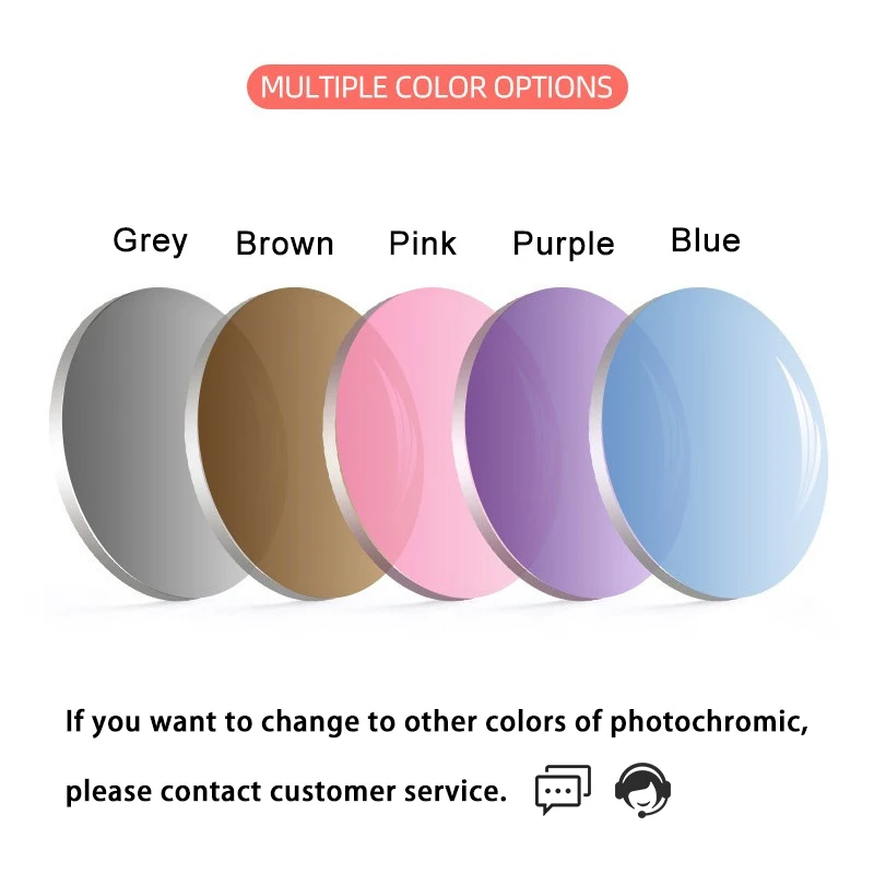 CLLOIO Women Anti Blue Light Reading glasses Street Fashion Cat eye Frame Color Photochromic Myopia Prescription Optical Glasses - Image 5