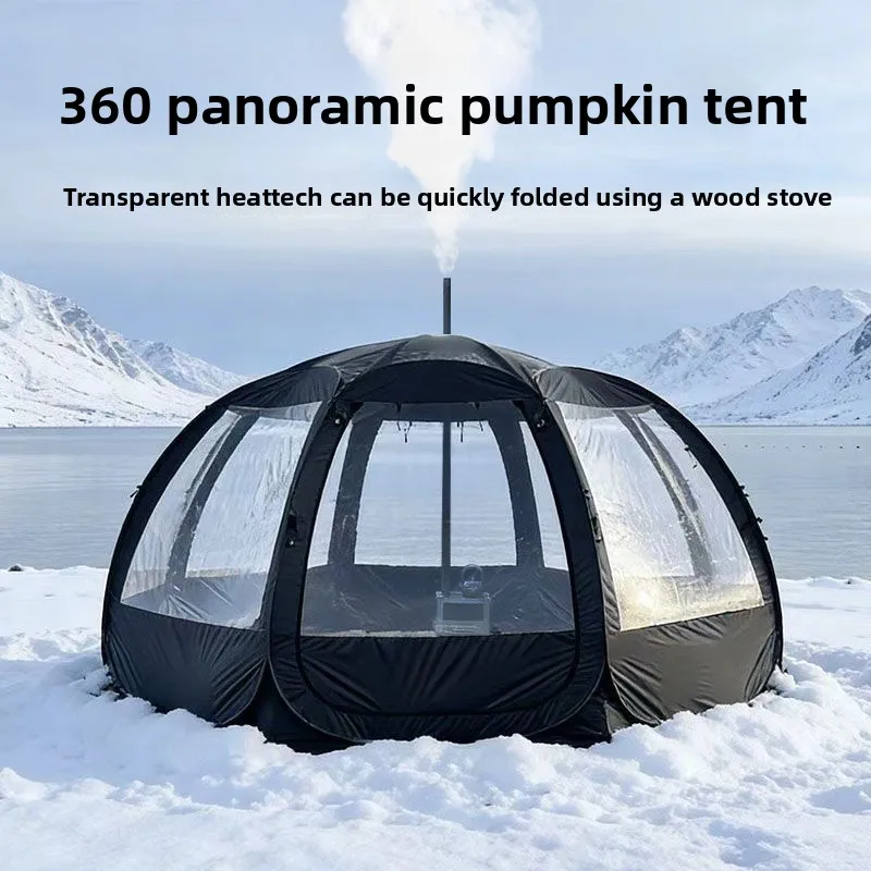 Outdoor star room bubble house spherical TPU transparent tent pumpkin ball sun room winter outdoor windproof and warm