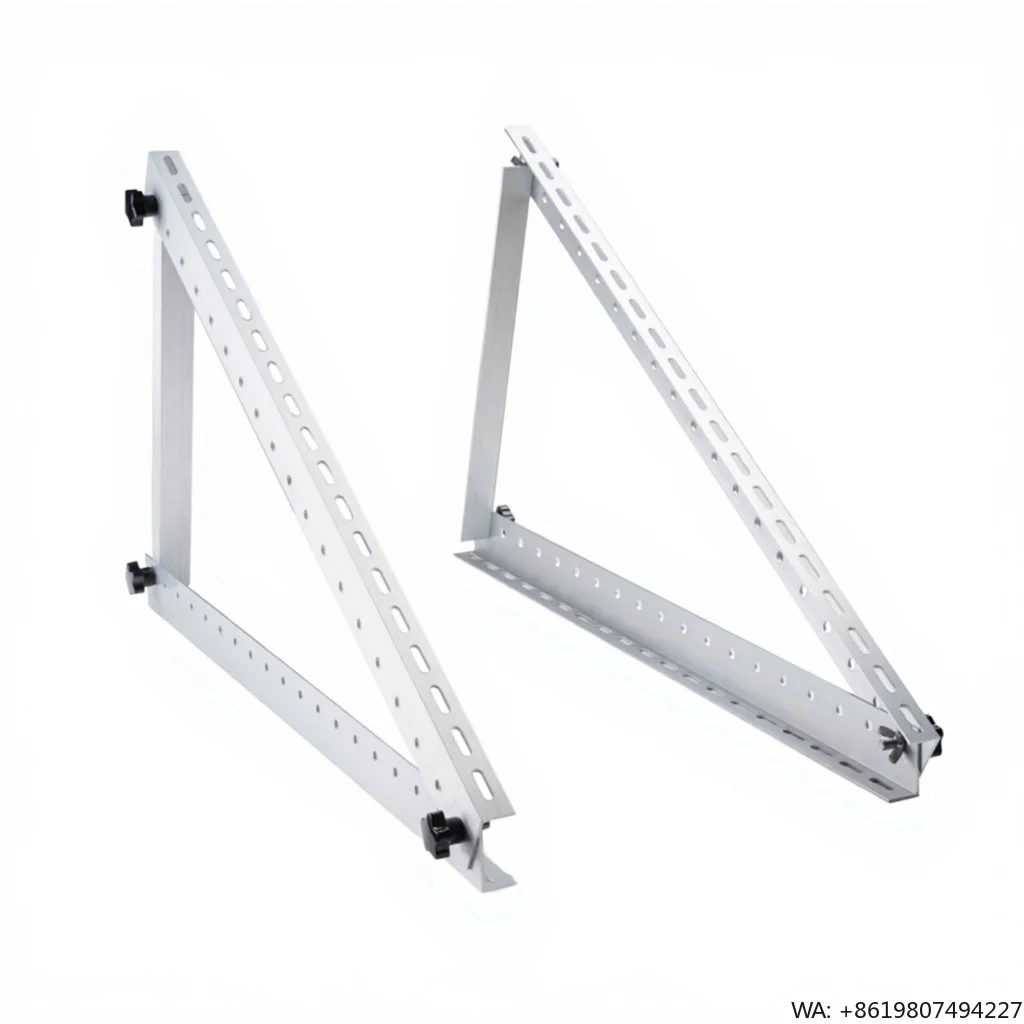 Adjustable Aluminum Alloy Triangle Roof Solar Mounting Bracket Hot-Dip Galvanized Surface Easy Install EPR EPR-R013 15+ Year