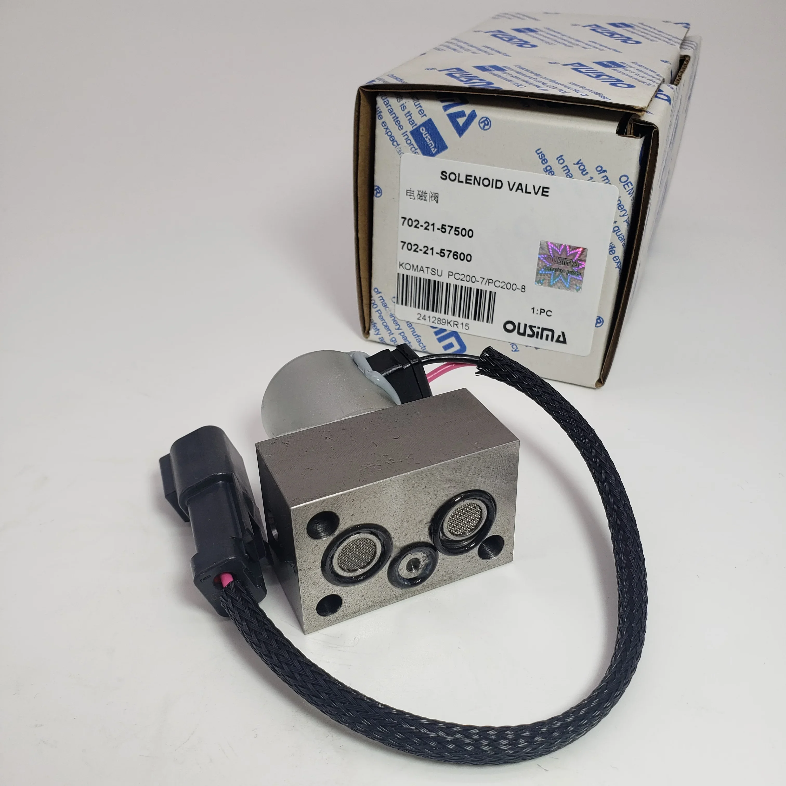 Excavator PC180 PC300 PC350 PC400 PC450 Solenoid Valve 702-21-57500 702-21-57600