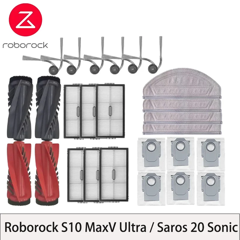�y�Z�[�����zRoborock Saros 20 Sonic / S10 MaxV Ultra �|���@���i ���C�����[���[ �T�C�h�u���V �t�B���^�[ ���b�v�N���X �_�X�g�o�b�O
