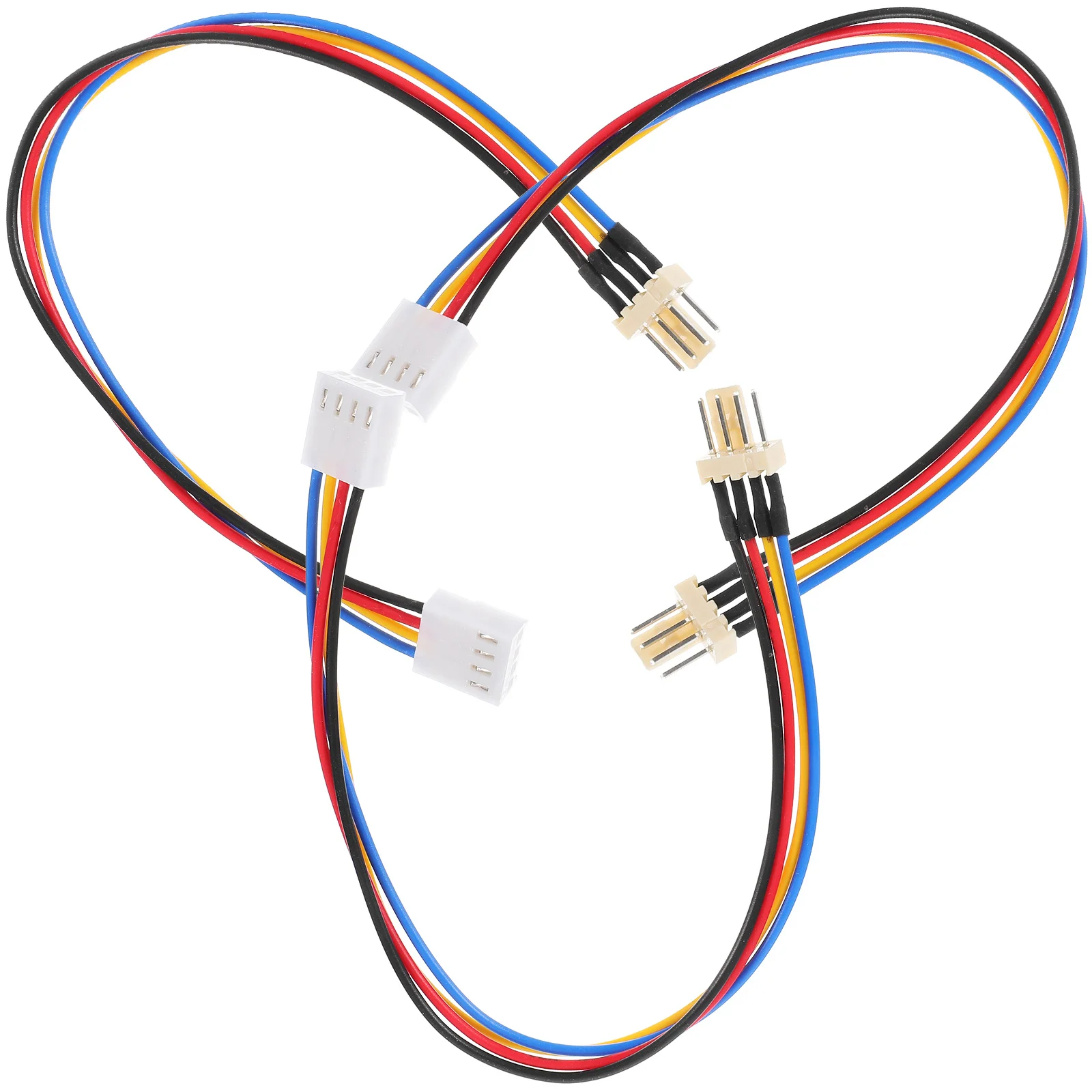 

3Pcs 4-Pin Computer Fan Splitter Cable Extension Adapter for Pc Case Cooling Fan Power Connector Splitter Cable