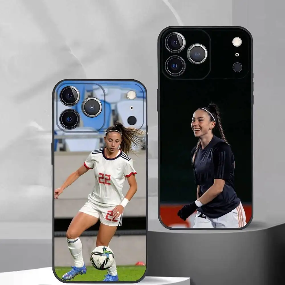 

Football Star Athenea D-del Castillo Phone Case Silicone Soft For IPhone 17 16 15 14 13 12 11 X XR Plus Pro Max Plus
