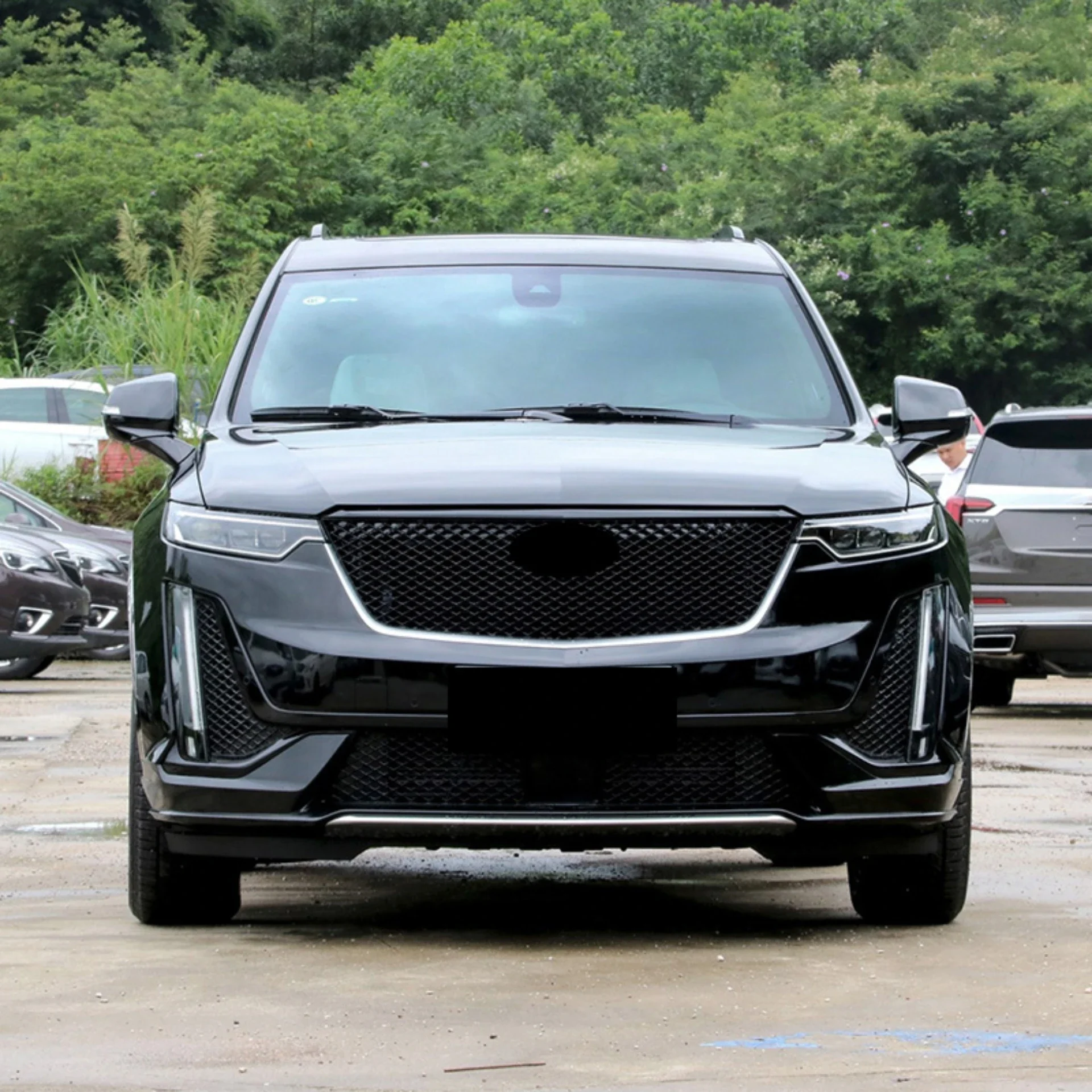 Radiator Grille Grid Body Kit para Cadillac XT5 XT6 2020-2022 Sport Deluxe Mask, Acessórios do carro