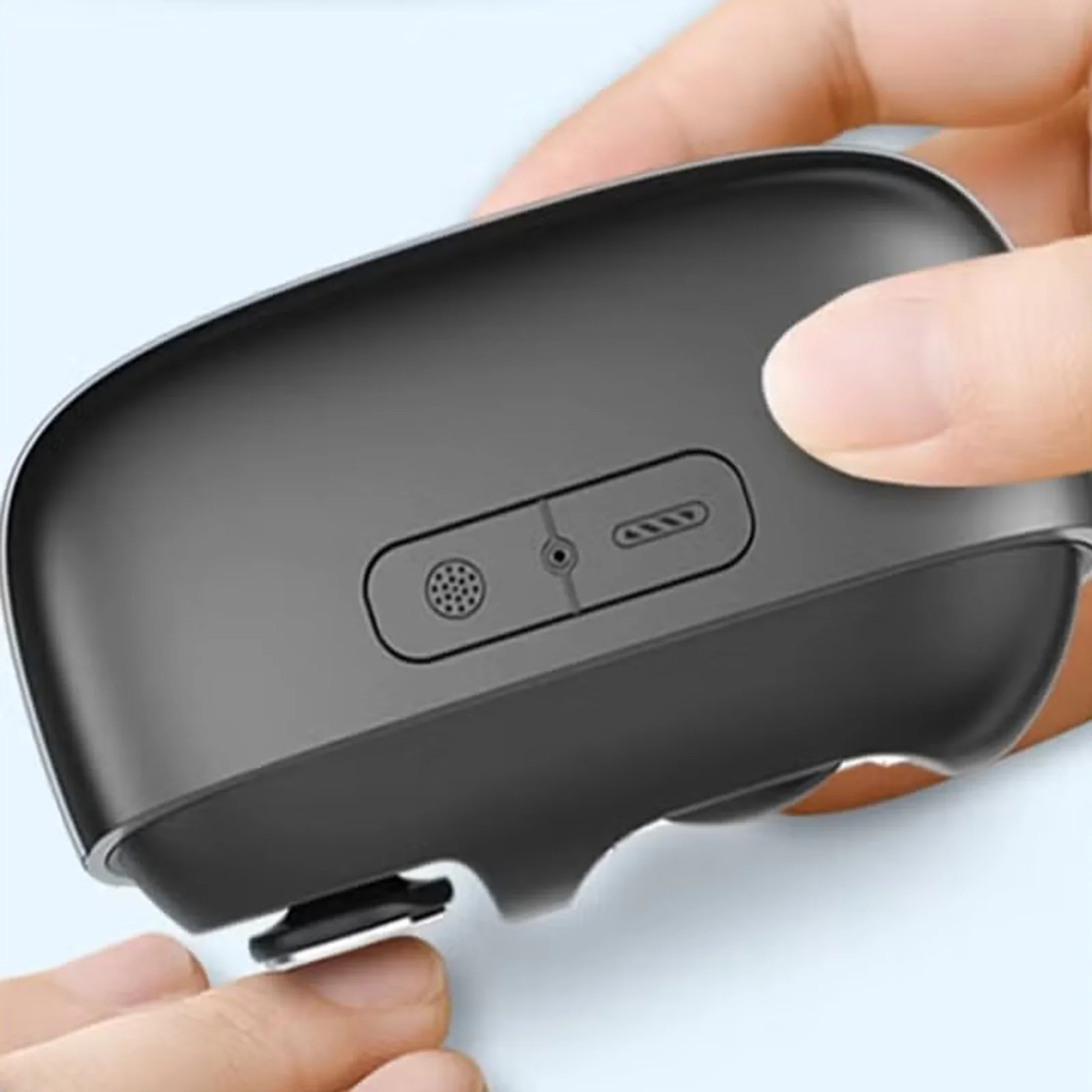 

Mini 2in1 Electric Nails Cutter Trimmer Polisher Auto LED Light Nail Dust Collector Portable Rechargeable Automatic Nail Clipper