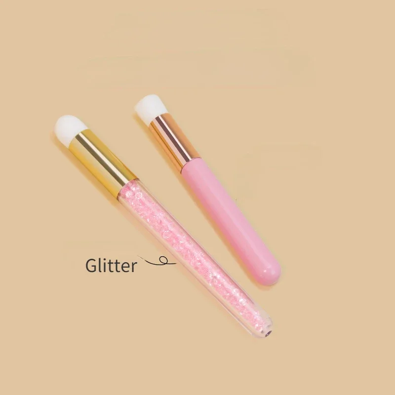 New Crystal Eyelash Cleaning Brushes Eyebrow Face Cleansing Nose Blackhead Deep Washing Lash Shampoo Brushes Beauty Make Up Tool