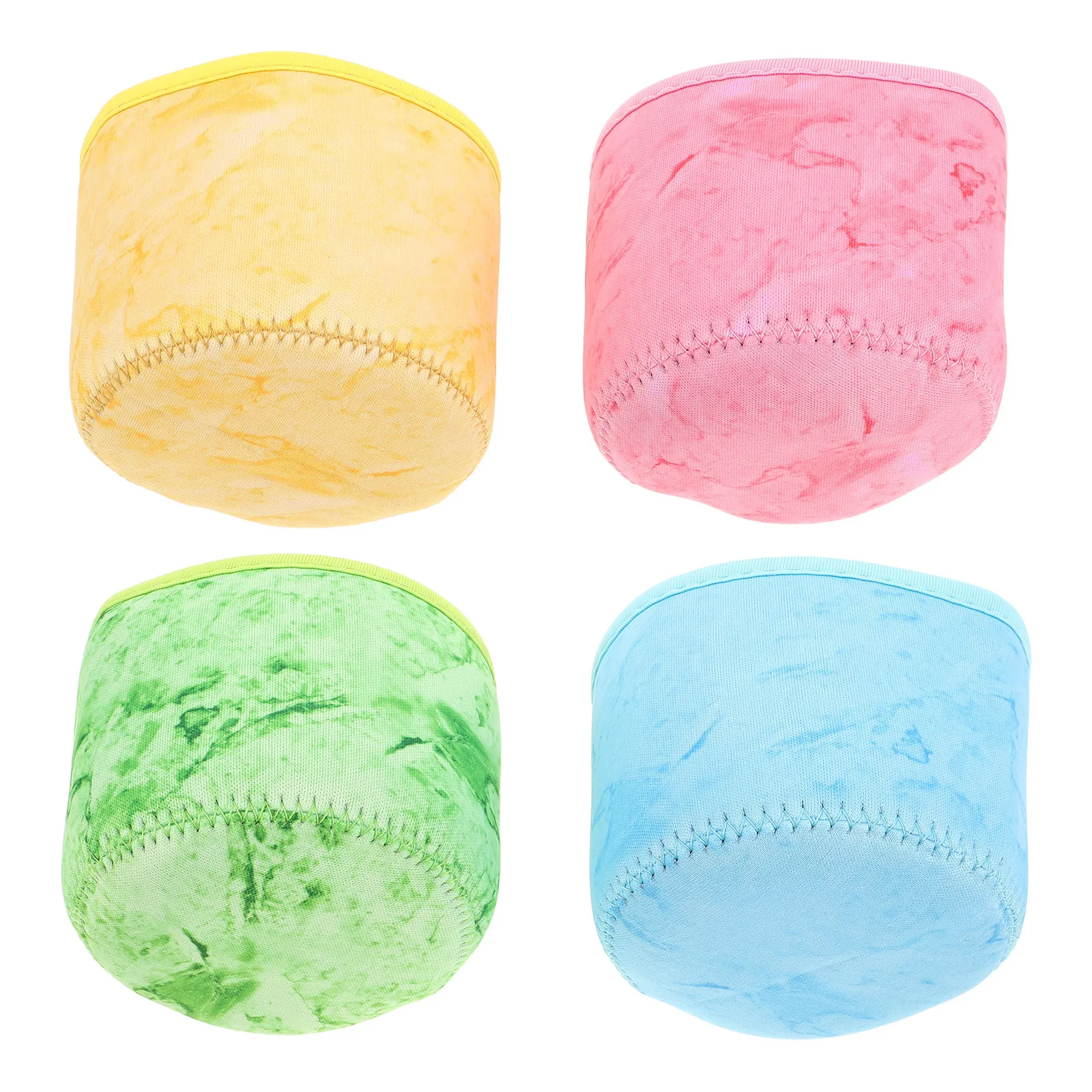 

4Pcs Ice Cream Sleeve Neoprene Coffee Cup Sleeves Insulated Reusable Cup Covers for Hot Iced Drinks Home Office