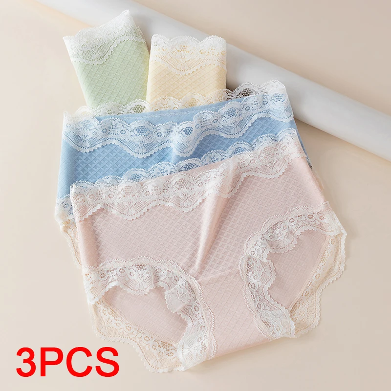 Fashion Underpants Women Micro Underwear Lady Ice Silk Seamless Panties for Women Women's Panties Set Pack Lingerie Sexy Briefs